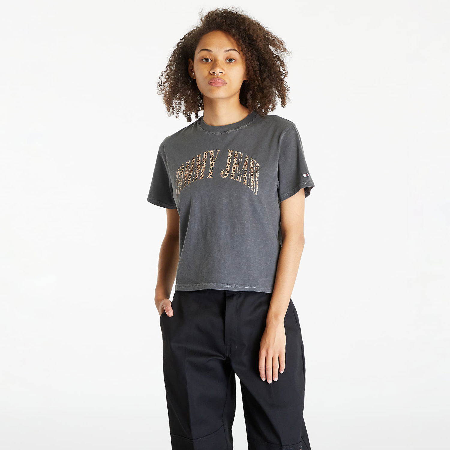 Футболка Tommy Hilfiger Classics Leo Short Sleeve Tee "New Charcoal" Сірий | DW0DW16457 PUB, 0