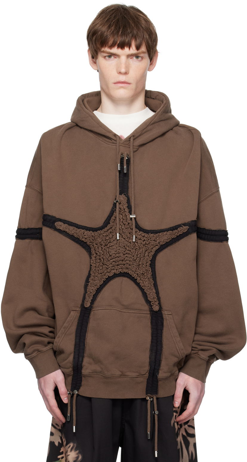 Світшоти Collina Strada Collina Strada Soft Star Hoodie Коричневий | XX8002