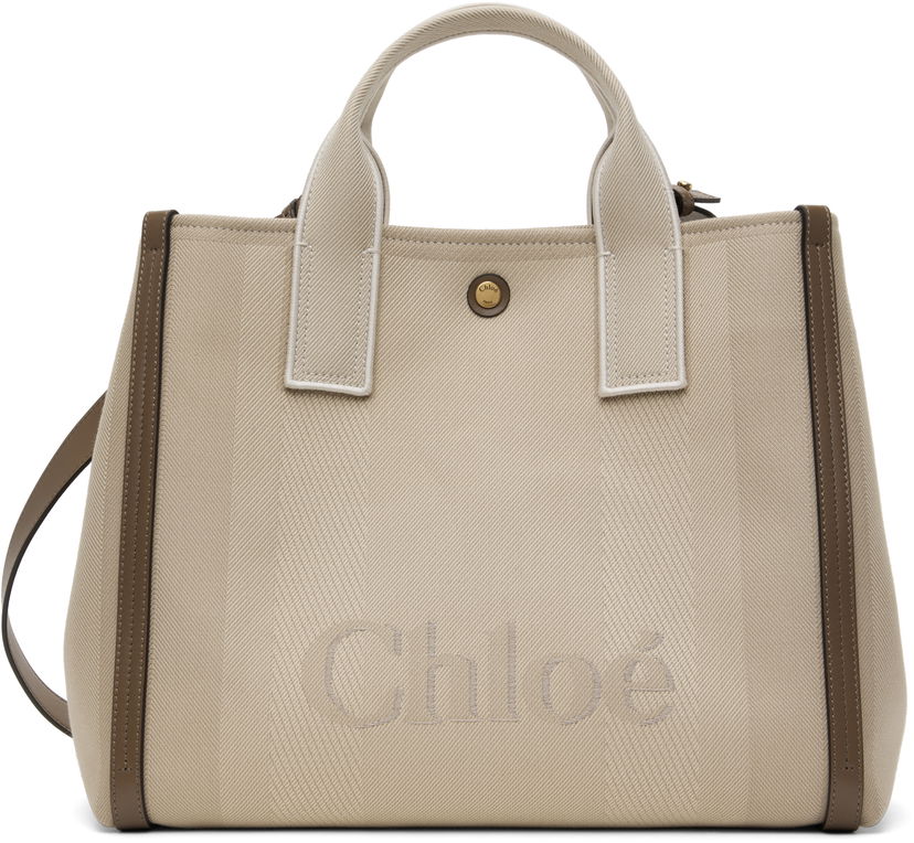 сумка-тоут CHLOÉ Chloé 'Chloé Carry' Tote Bag бежевий | CHC25SS910O65
