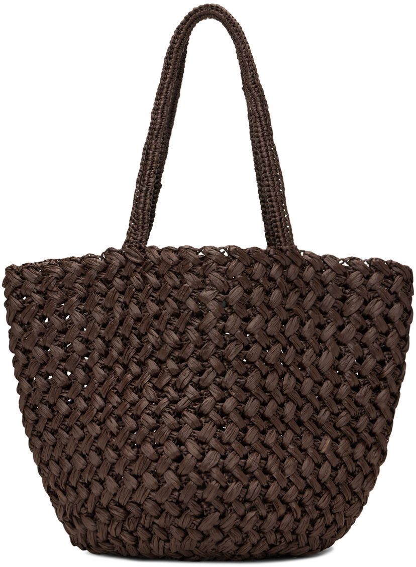 сумка-тоут The Row The Row Estelle Woven Tote Коричневий | W1655-W756