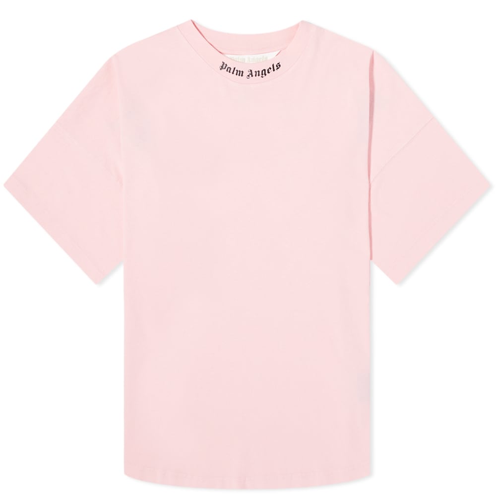 Футболка Palm Angels Classic Logo Over Tee Рожевий | PWAA023C99JER0013410, 0