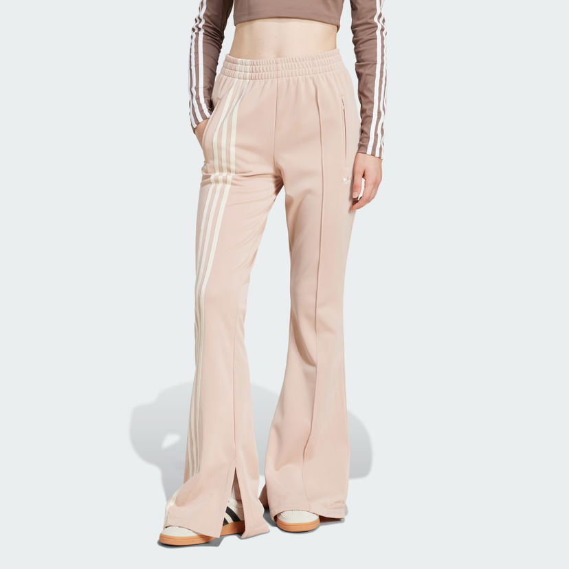 Спортивні штани adidas Performance 3-Stripes Flared Firebird Track Pants Рожевий | JJ0935
