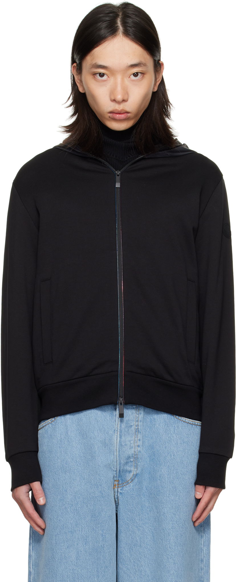 Куртка Moncler Moncler Zip Up Cardigan Jacket чорний | K20918G0001389AZY