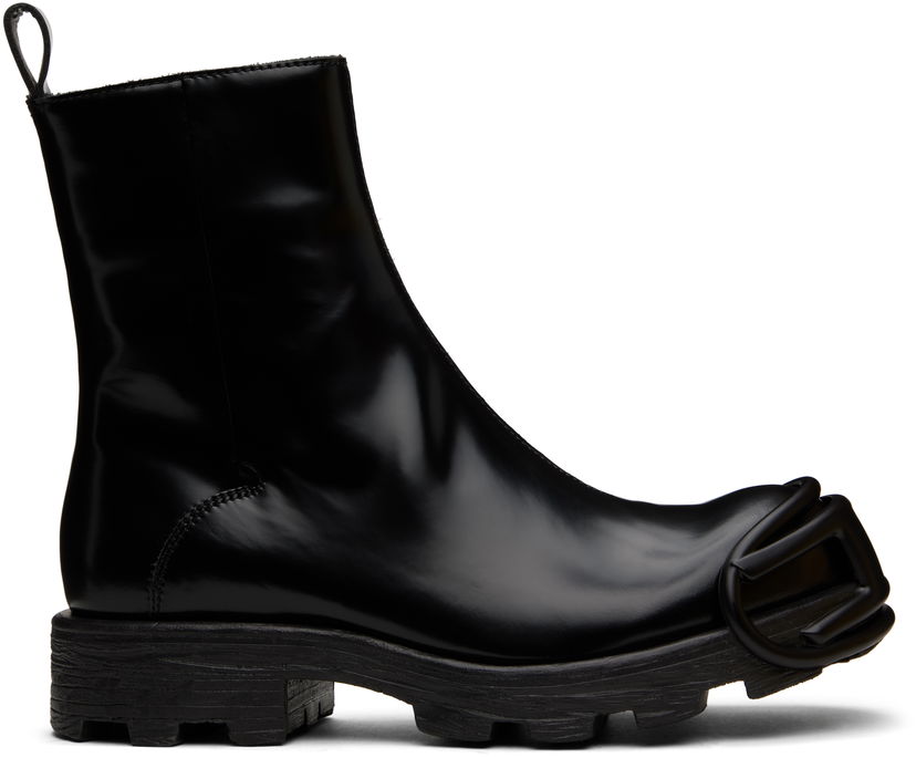Кросівки та взуття Diesel D-Hammer Bt Zip D Boots чорний | Y03254-P5268-H0015