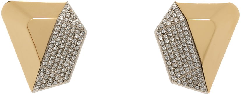 Сережки Amina Muaddi Giselle Crystal Earrings Металік | GISELE EARRING