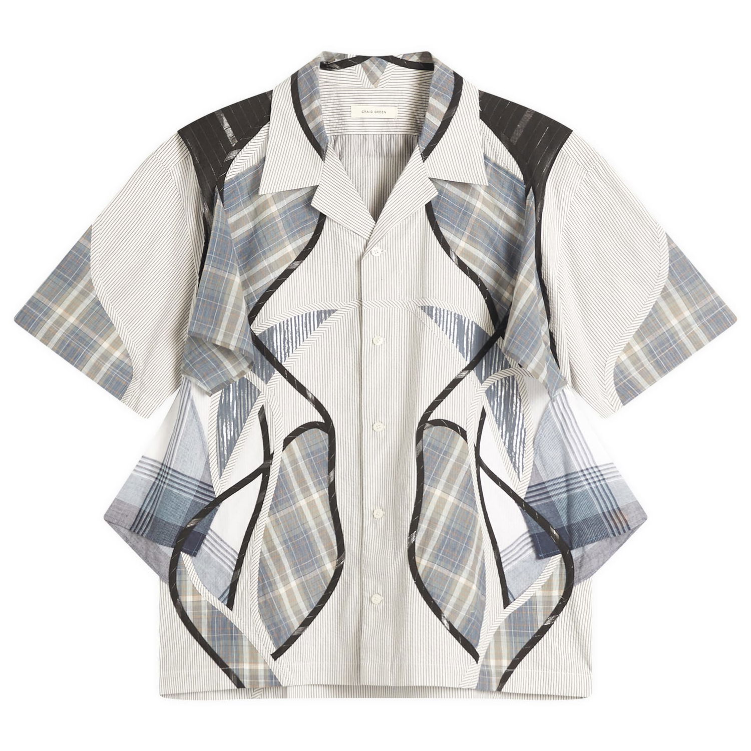 Сорочка Craig Green Craig Green Patchwork Shirt, Size Large Різнокольоровий | CGSS25CWOSHI57-30378618, 0