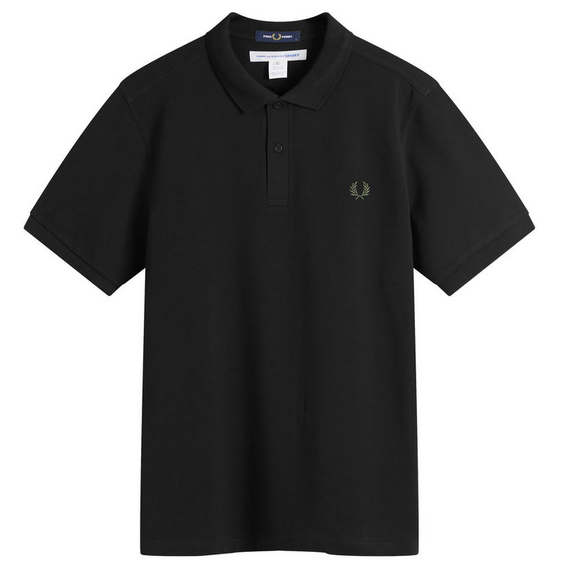 Сорочка поло Comme des Garçons Back Print Polo Shirt чорний | FN-T105-1