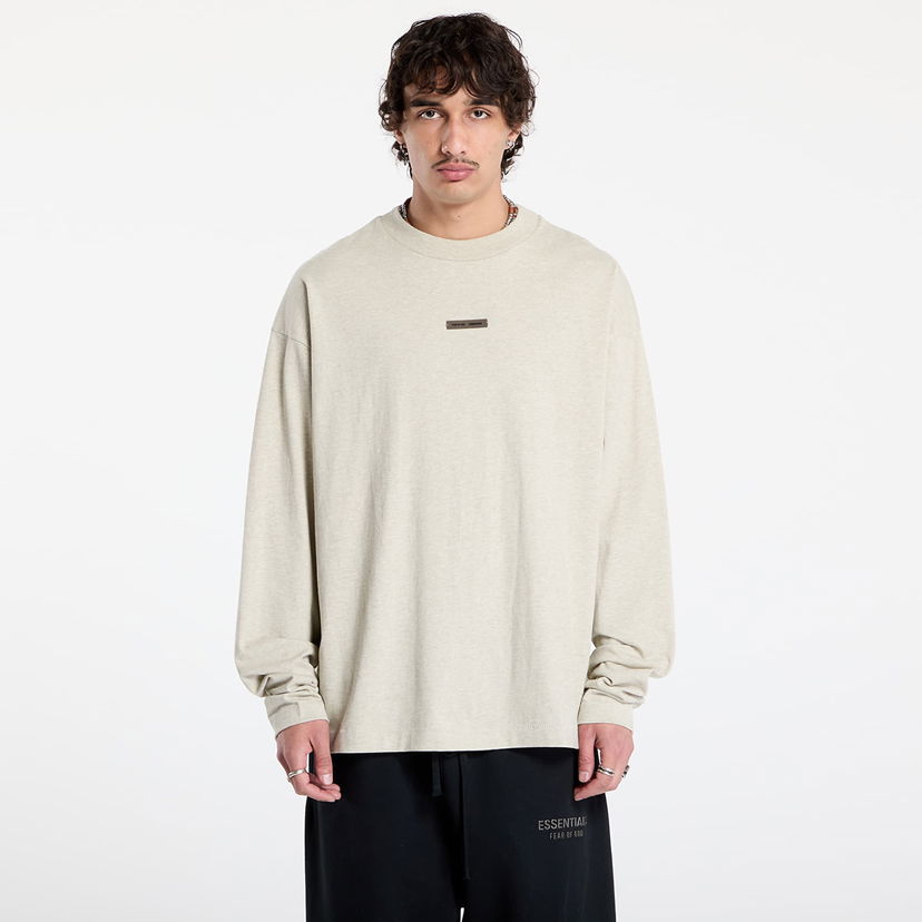 Футболка Fear of God Fear of God Essentials Classic Long Sleeve T-Shirt бежевий | 125SP254202F-969