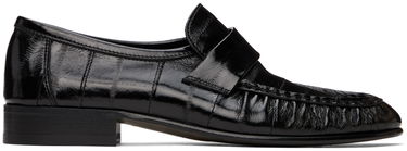 Кросівки та взуття The Row Soft Leather Loafers чорний | F1280-E17, 0