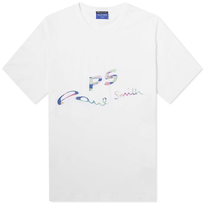 Футболка Paul Smith PS Logo T-Shirt by Paul Smith білий | M2R-731Y-MP4541-01