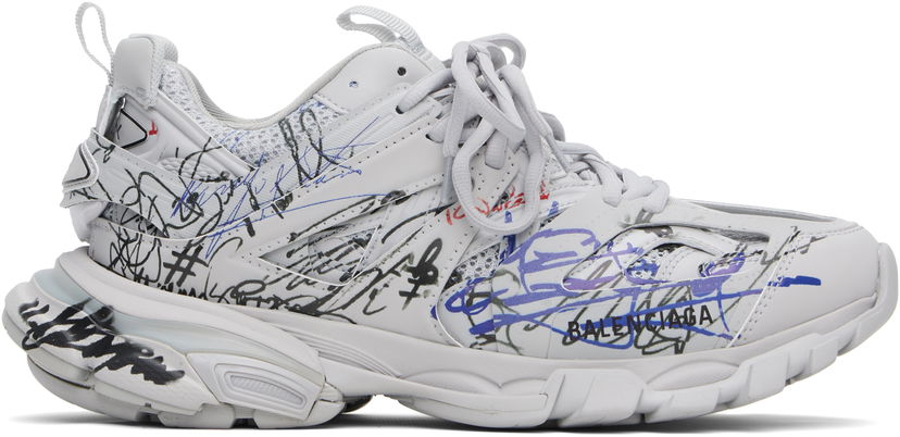 Кросівки та взуття Balenciaga Balenciaga Track Autographe білий | 542023WTKAU