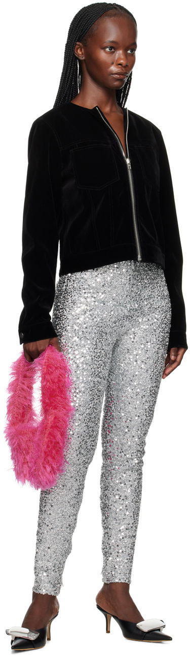 Легінси We11done We11done Sequined Leggings Металік | WD-LE3-23-246-W-SV, 3