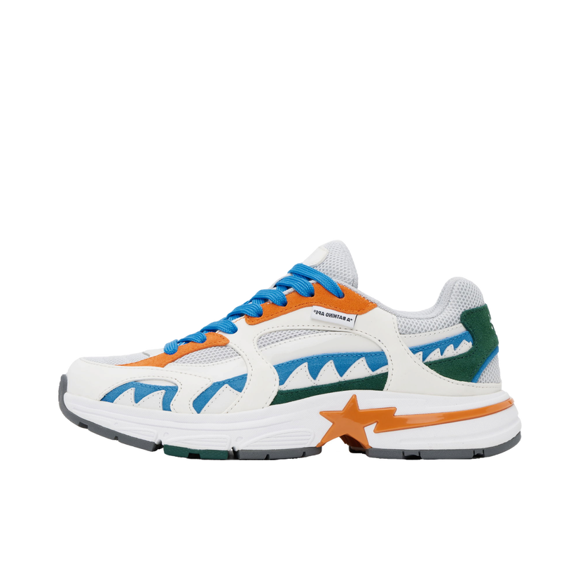 Кросівки та взуття BAPE A Bathing Ape Shark STA M1 білий | 001FWK201303M