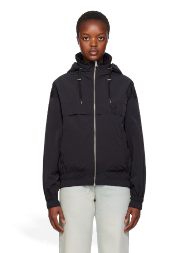Куртка AMI Zip Jacket чорний | UJK048.276