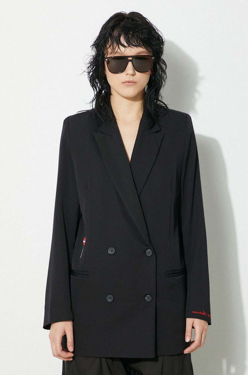 Пальто Fiorucci Fiorucci Double-Breasted Blazer чорний | W01FPBDO044KN03BK01