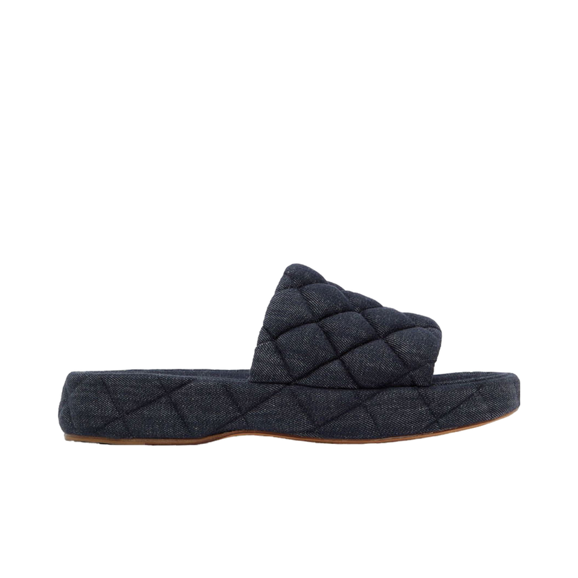 Кросівки та взуття Bottega Veneta Denim Slide Sandals Синій | 709004 V26M0
