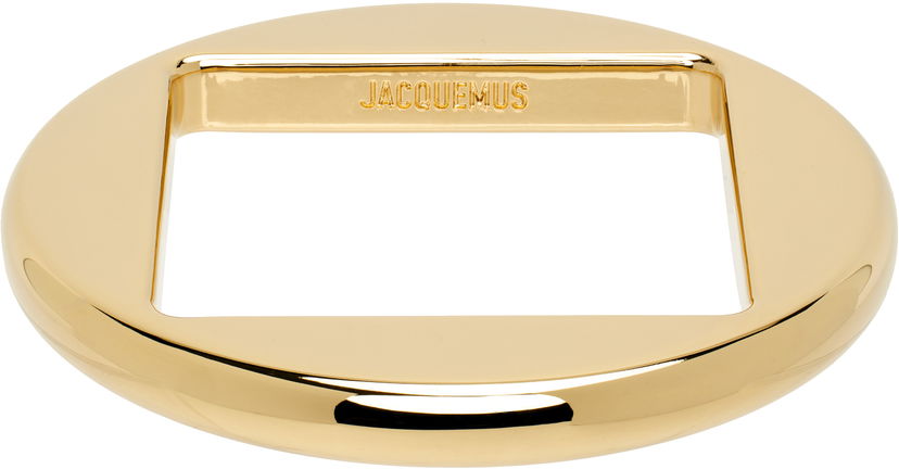 Кільце Jacquemus Jacquemus 'Le bracelet rond' Round Bracelet Металік | 23H233JW633-5845