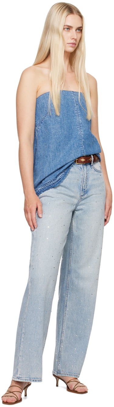 Ремені rag & bone Rag & Bone Colin Studded Belt Коричневий | WJW23F1029ST29, 2