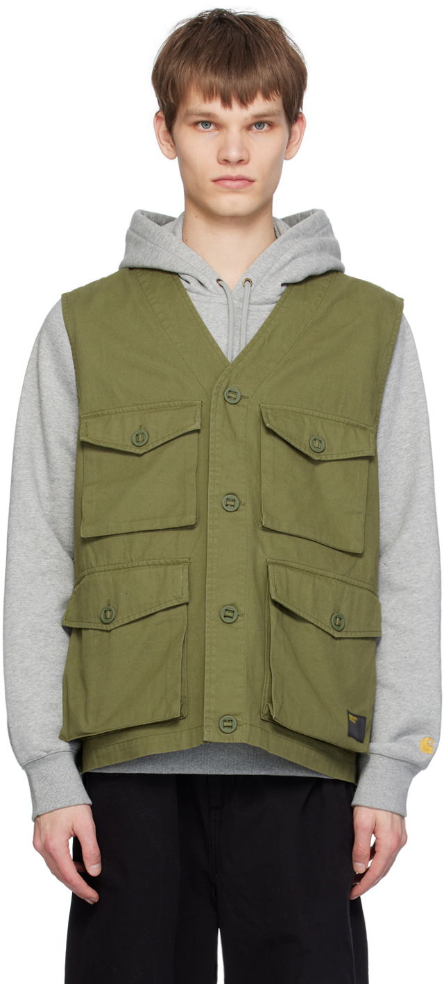 Жилет Carhartt WIP Work In Progress Utility Pocket Vest Зелений | I032980