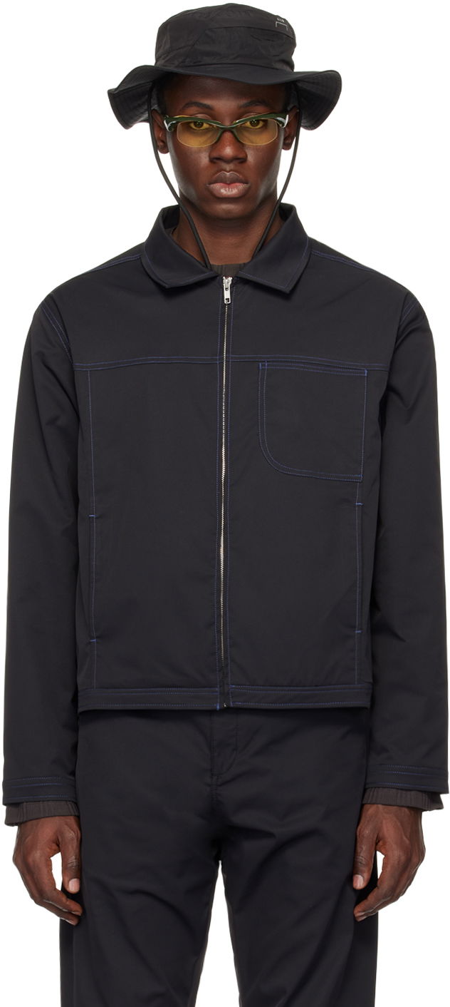 Куртка AFFXWRKS Boxed Zip-Up Jacket чорний | SS24JK05