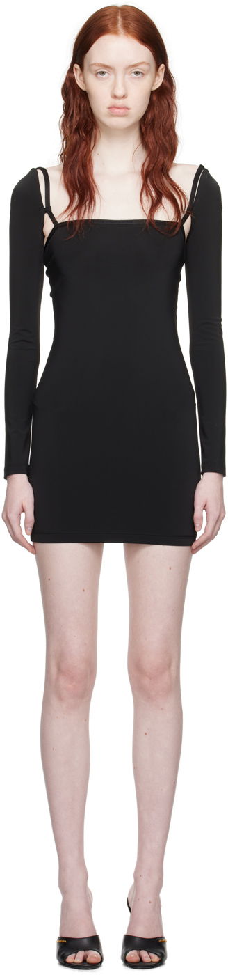 плаття Alexander Wang Open Back Minidress чорний | 4CC4236622