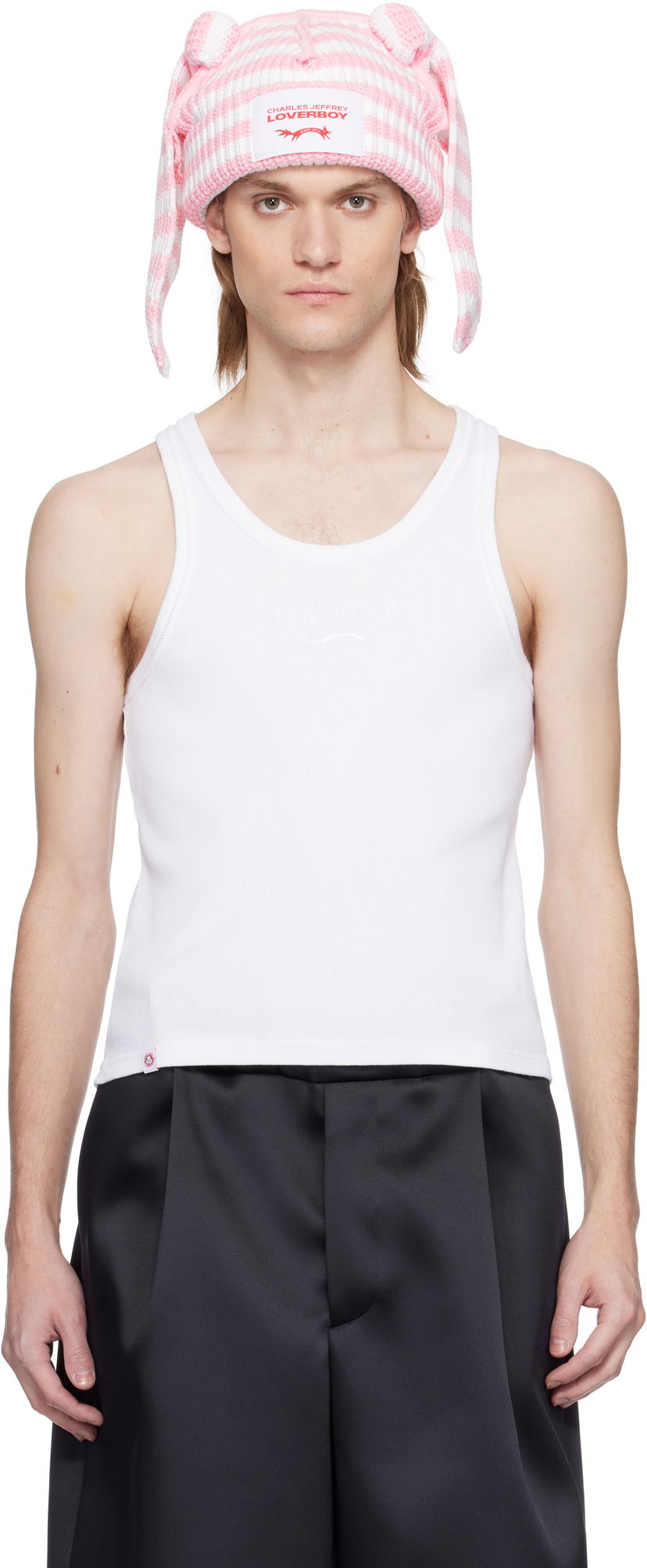 Шапка Charles Jeffrey Loverboy Charles Jeffrey LOVERBOY Logo Tank Top Рожевий | 54080402