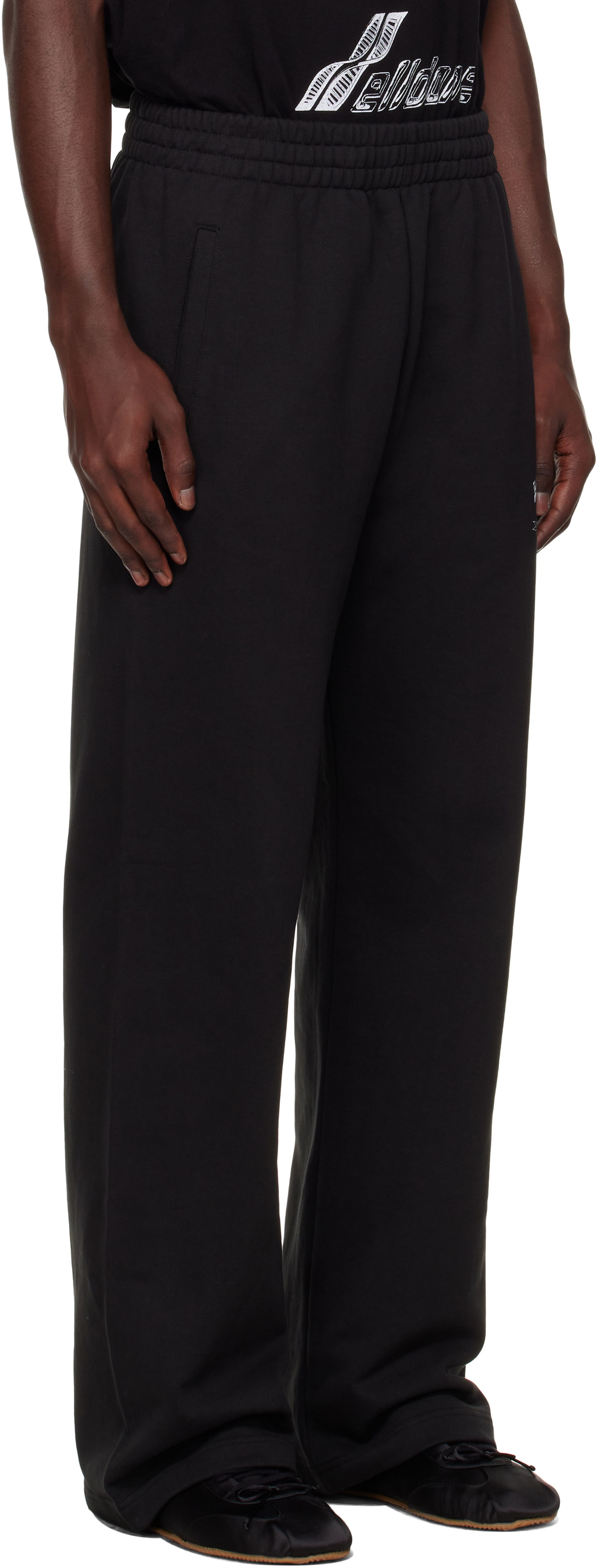Спортивні штани We11done We11done Collegiate Sweatpants чорний | WD-TA2-25-706-U-BK, 1