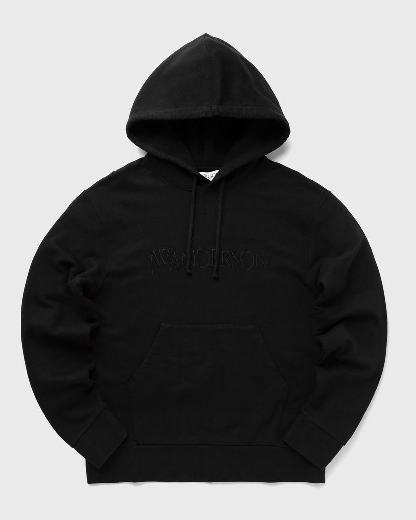 Світшоти JW Anderson LOGO EMBROIDERY HOODIE чорний | JW0163-PG0861-999
