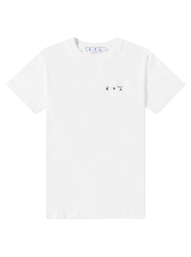 Футболка Off-White Caravagio Painting Slim Tee білий | OMAA027C99JER0050110