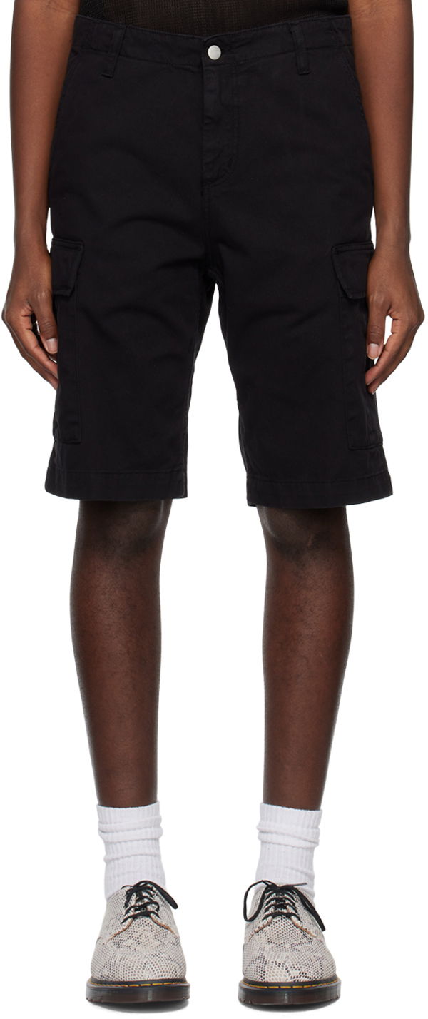 Шорти Carhartt WIP Regular Cargo Shorts чорний | I031517