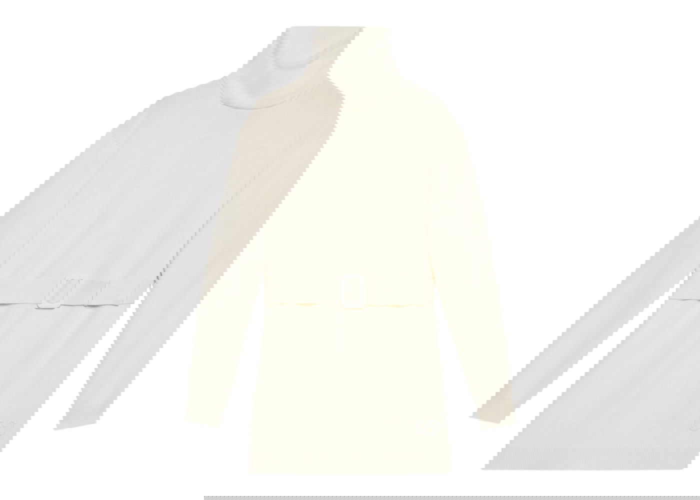 Cветр Gucci Cashmere Wool With GG Patch Turtleneck бежевий | 727042 XKCY1 9791, 0