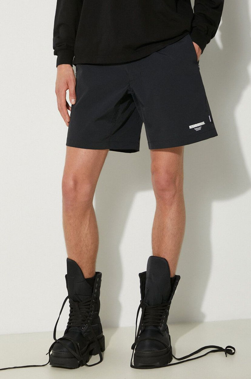 Шорти Neighborhood NEIGHBORHOOD Multifunctional Shorts чорний | 241TSNH.PTM06