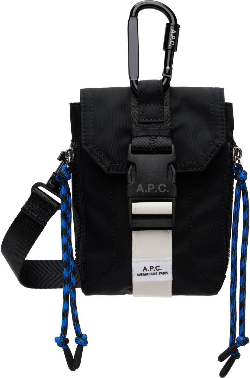 Сумка A.P.C. Trek Crossbody Pouch чорний | PAAGR-H61733