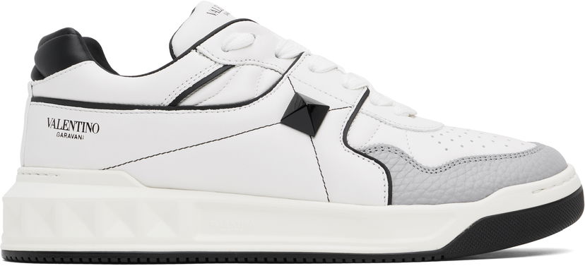 Кросівки та взуття Valentino Valentino Garavani One Stud Low-Top Nappa білий | 6Y2S0E71NWN