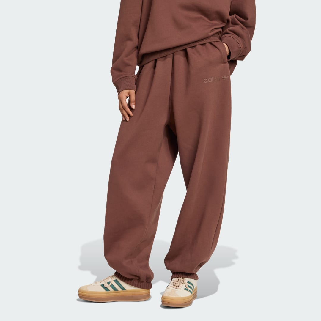Спортивні штани adidas Performance Essentials Linear Jogger Oversized Sweatpants Коричневий | JW0986, 0