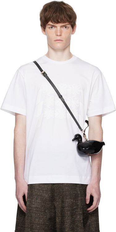 Футболка Simone Rocha Simone Rocha Daisy Chain Print T-Shirt білий | 5195P46-M 0569, 0