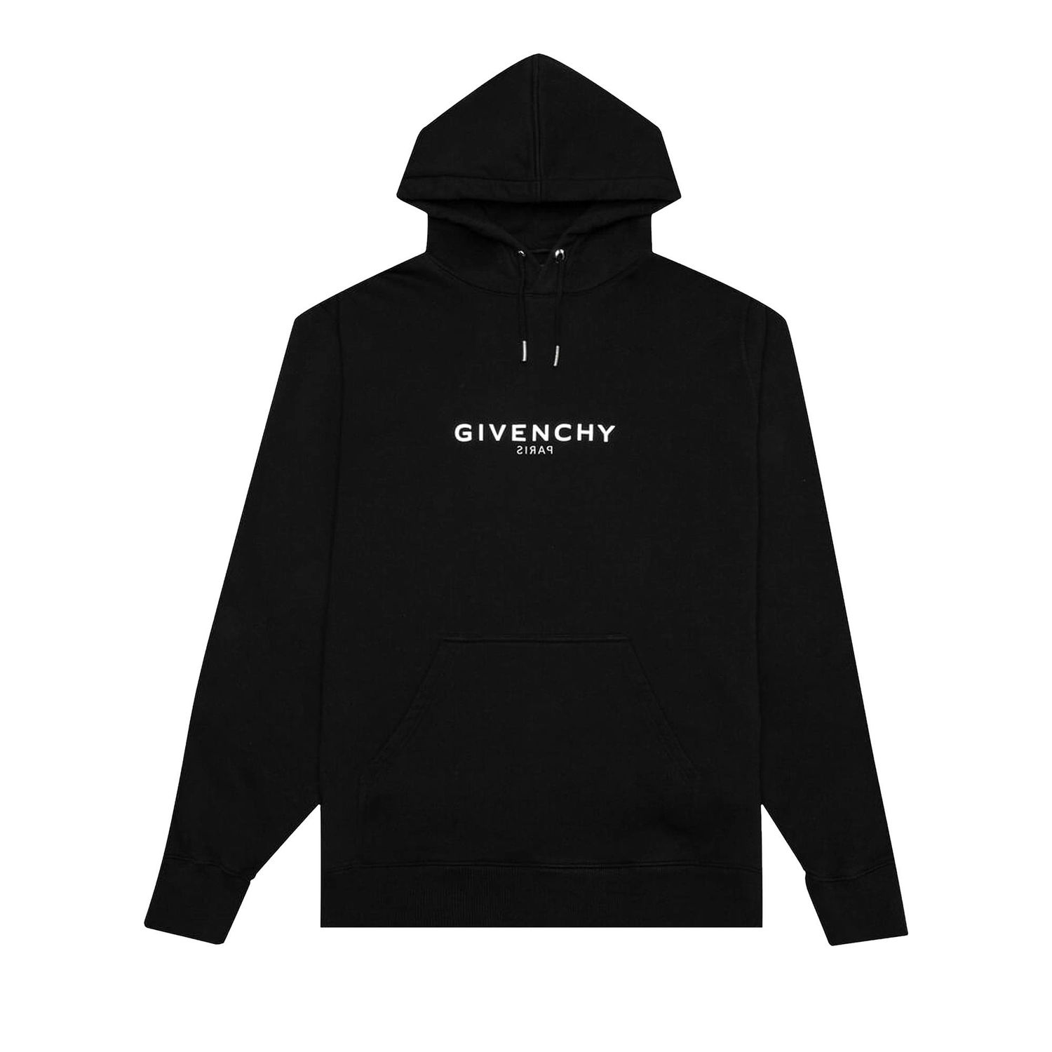 Світшоти Givenchy Classic Fit Hoodie With Reverse Print чорний | BMJ0GD3Y78 001, 1