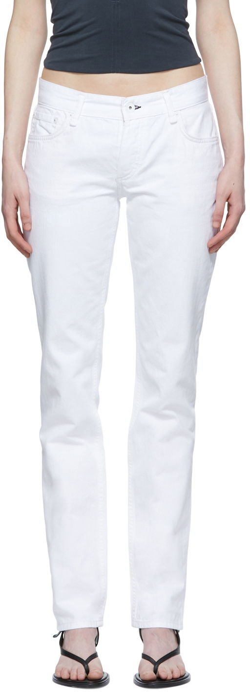 Джинси rag & bone Piper Straight-Leg Jeans білий | WDD22P2904SPBW