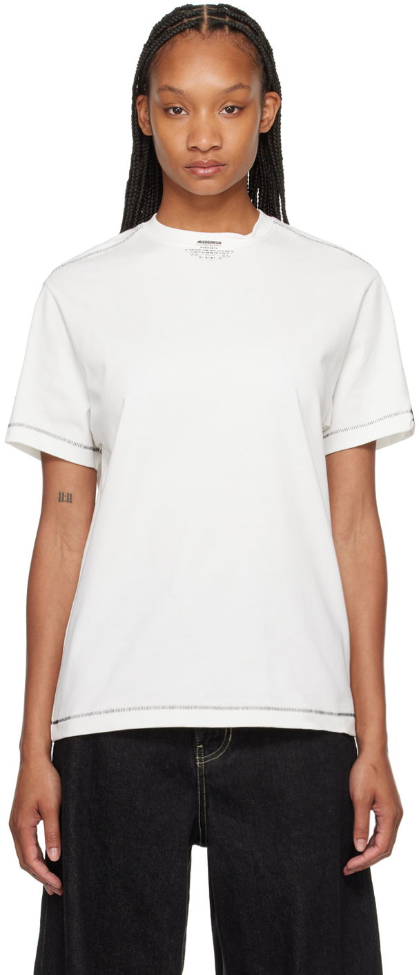 Футболка ADER ERROR Langle T-Shirt білий | BN01SSTS0103OW, 0