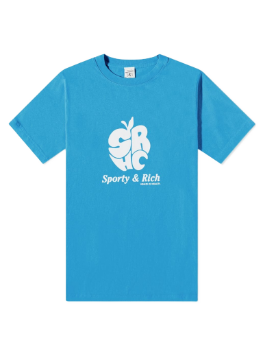 Футболка Sporty & Rich Apple Tee Синій | TS482OC