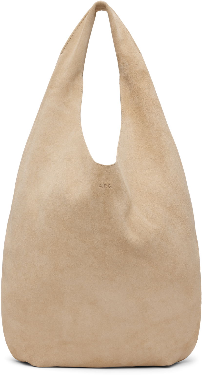 Сумка A.P.C. A.P.C. 'Le Neige' Suede Shoulder Bag бежевий | PXCCB-F67008