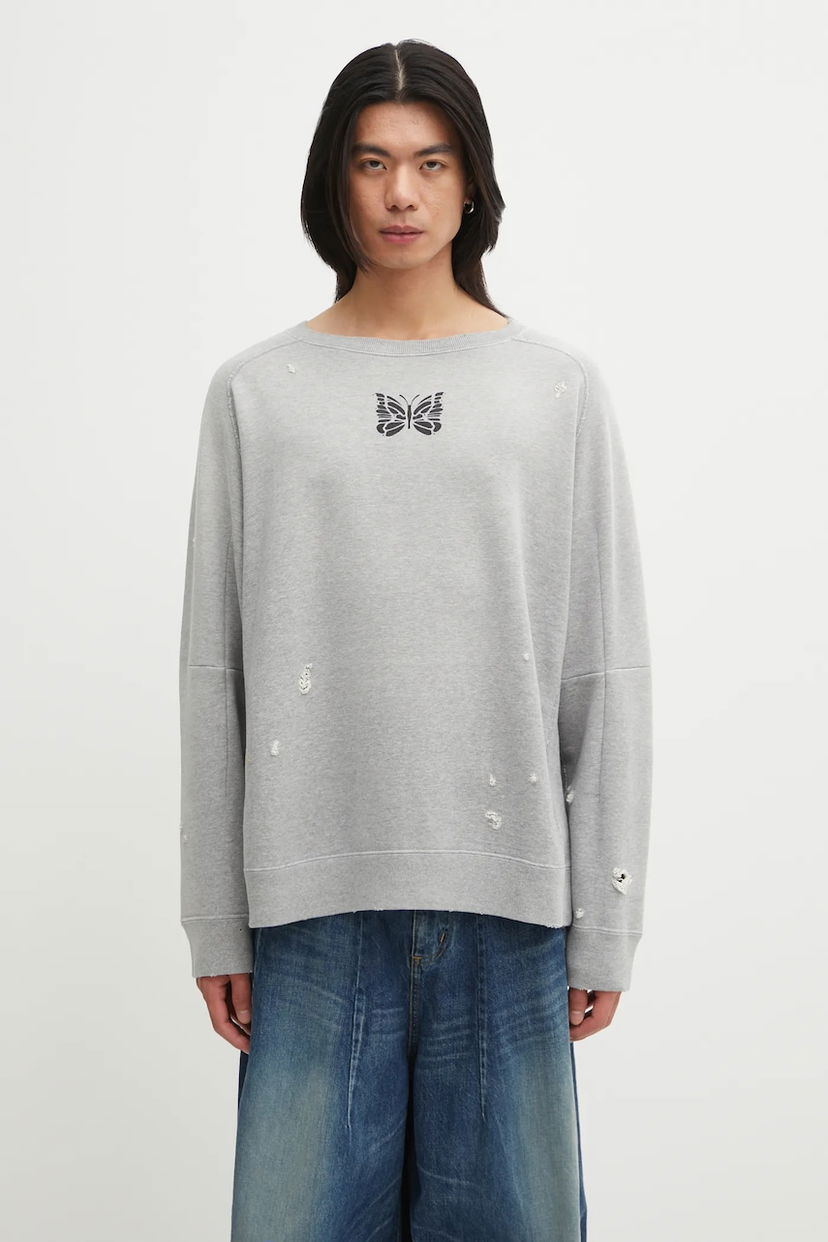 Світшоти Needles Needles Deconstructed Sweatshirt Сірий | RW336