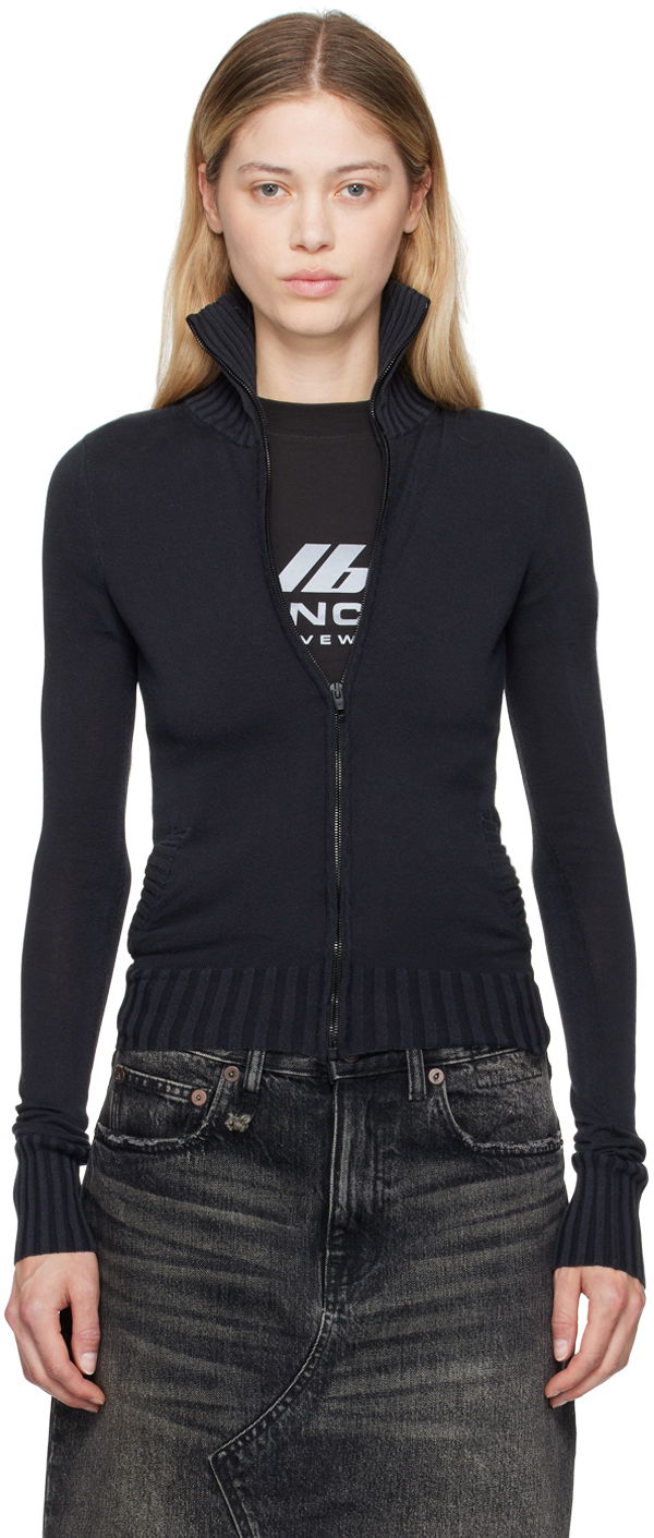 Cветр Balenciaga Zip Up Sweater чорний | 794228 T3312