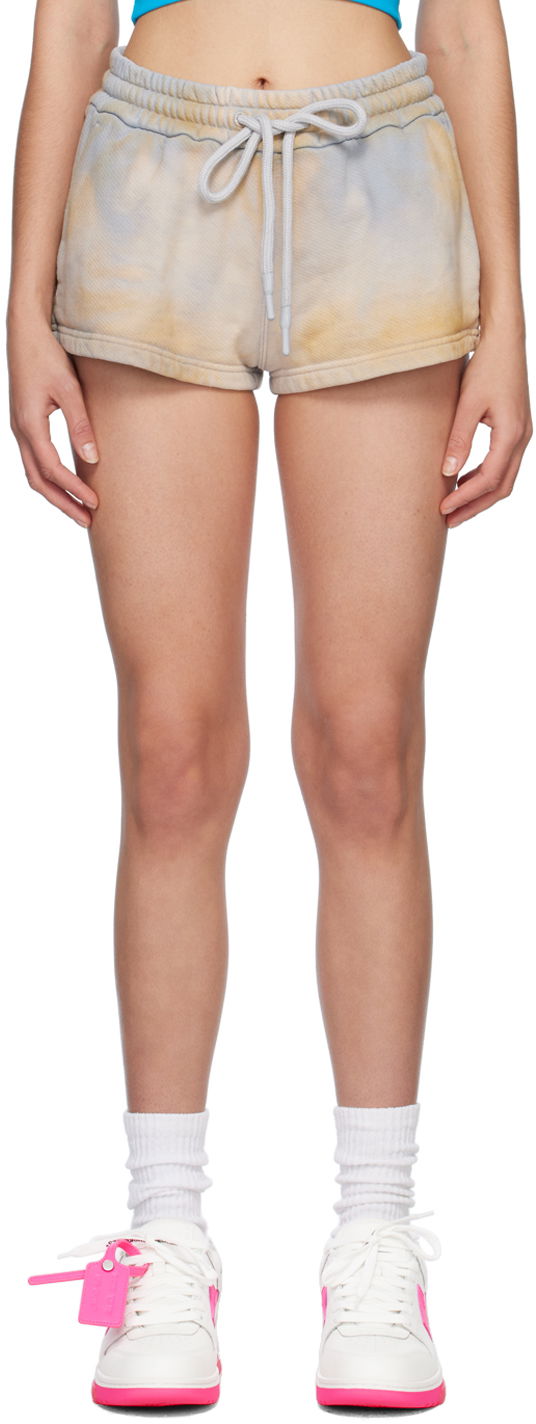 Шорти Off-White Beige & Blue Shorts бежевий | OWCI003S23JER0016100