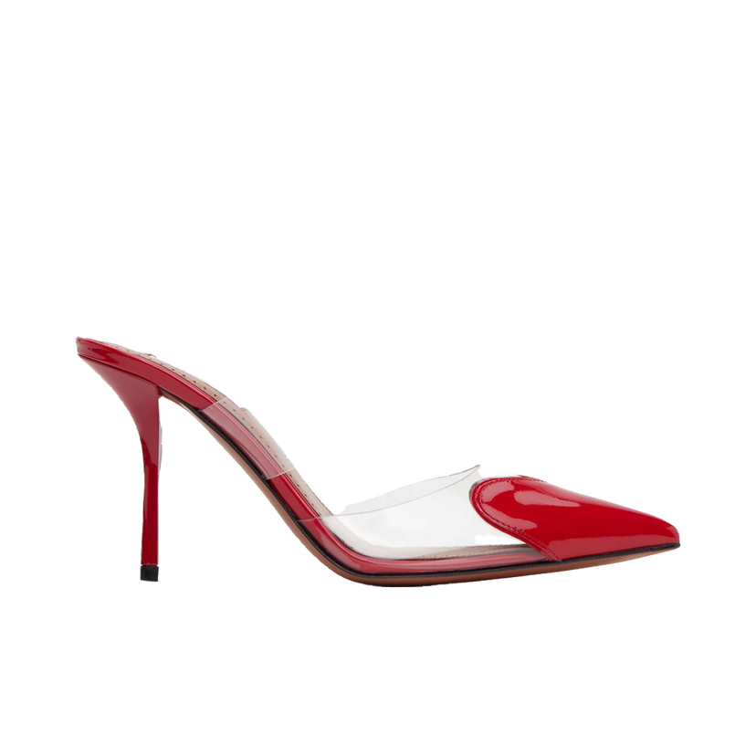 Кросівки та взуття Alaïa 'Le Cœur' Patent Leather & PVC Pumps Червоний | AA3M053CK150