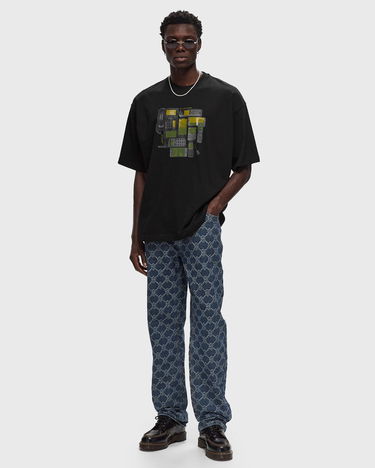 Футболка DAILY PAPER EVOLUTION OVERSIZED SS TEE чорний | 2421081, 1