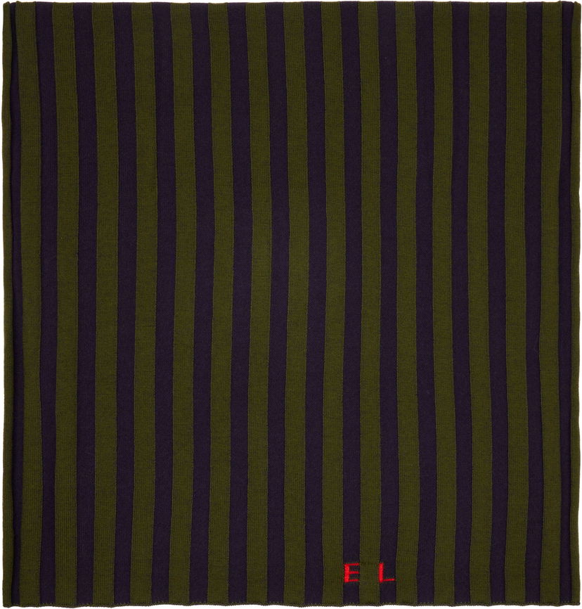 Шарф Eckhaus Latta Eckhaus Latta Keyboard Striped Knit Scarf Фіолетовий | 8256-EL-PF25-M -