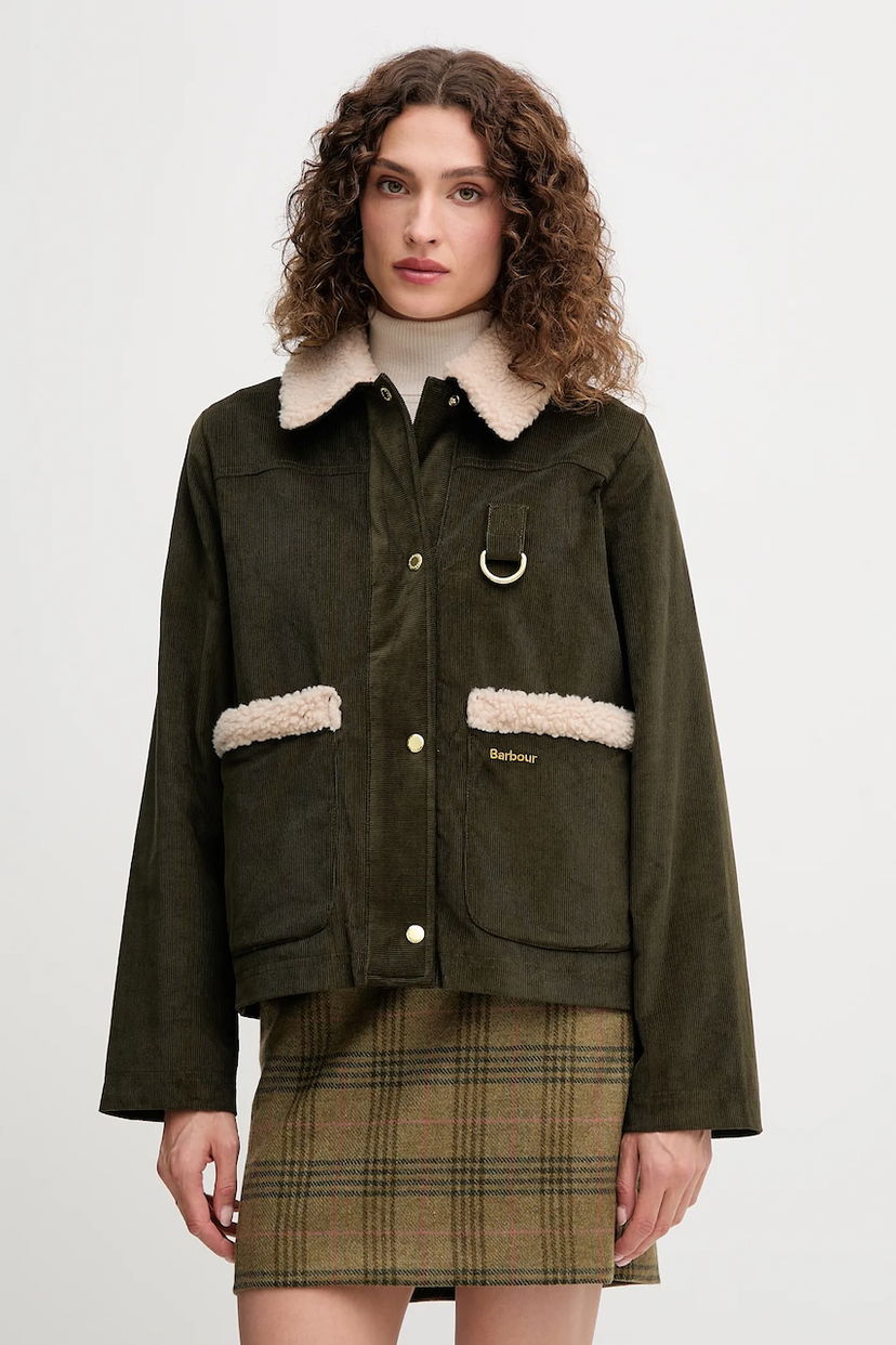 Куртка Barbour Barbour Tabitha Oversize Corduroy Jacket Зелений | LCA0366