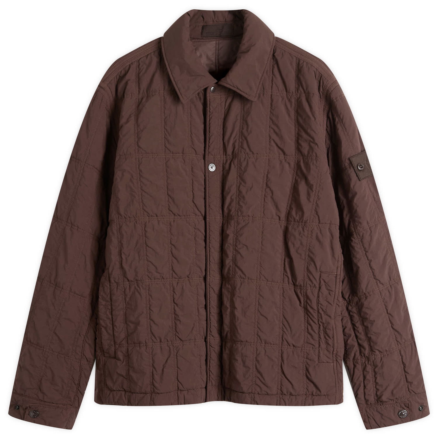 Куртка Stone Island PrimaLoft Quilted Jacket, Size Large Коричневий | K2S154100099-V0070, 1
