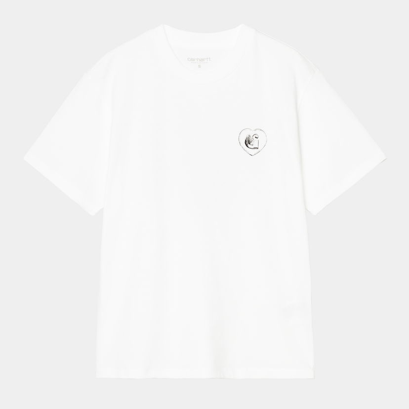Футболка Carhartt WIP Hearts Of Hartts Short Sleeve T-Shirt білий | I035477_4